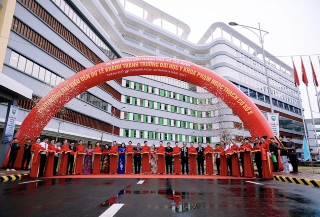 Khánh thành công trình cơ sở 2 Trường Đại học Y khoa Phạm Ngọc Thạch theo mô hình 