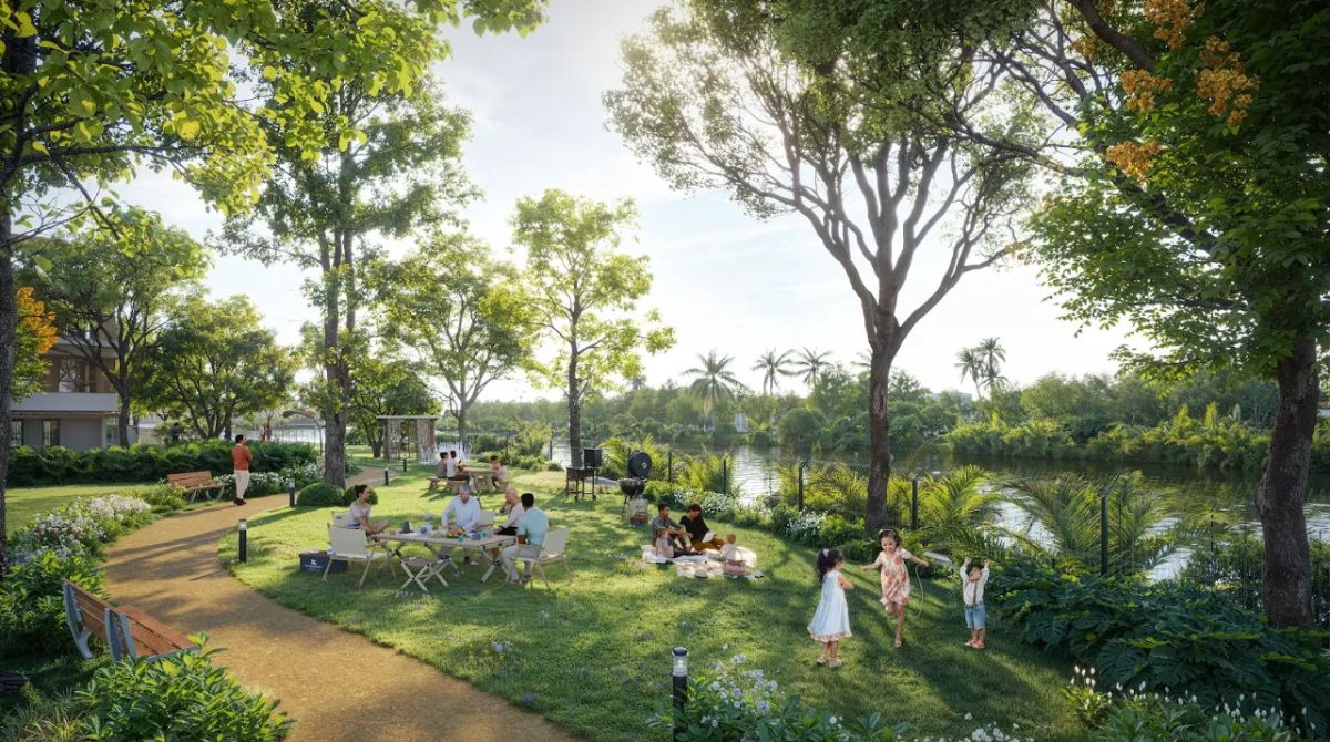 Nhịp sống an lành giữa “ốc đảo xanh” Trellia Cove.