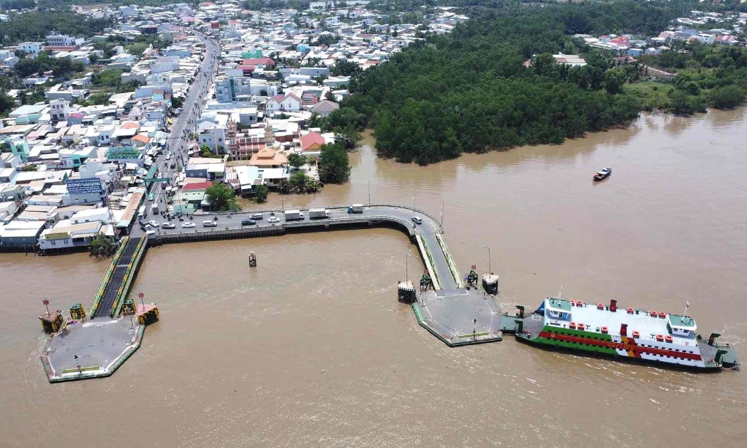 Phà Cát Lái hiện hữu - Ảnh: Anh Chiến.