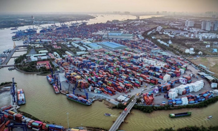 Ba cảng biển Việt Nam lọt nhóm đầu cảng xử lý hàng
container lớn nhất thế giới
