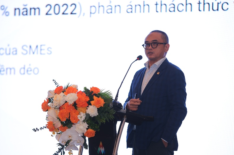 Ông Lâm Quang Nam, Phó Chủ tịch VINASA phát biểu tại Diễn đàn.