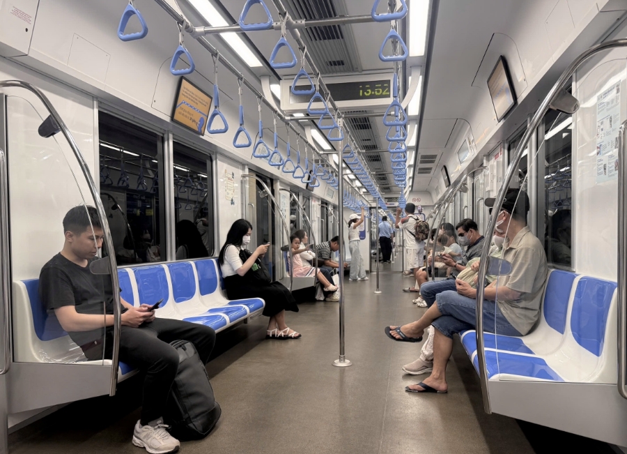 Hành khách đi tuyến metro số 1 (Bến Thành – Suối Tiên) sẽ được miễn 100% giá vé trong ngày 2/9. 