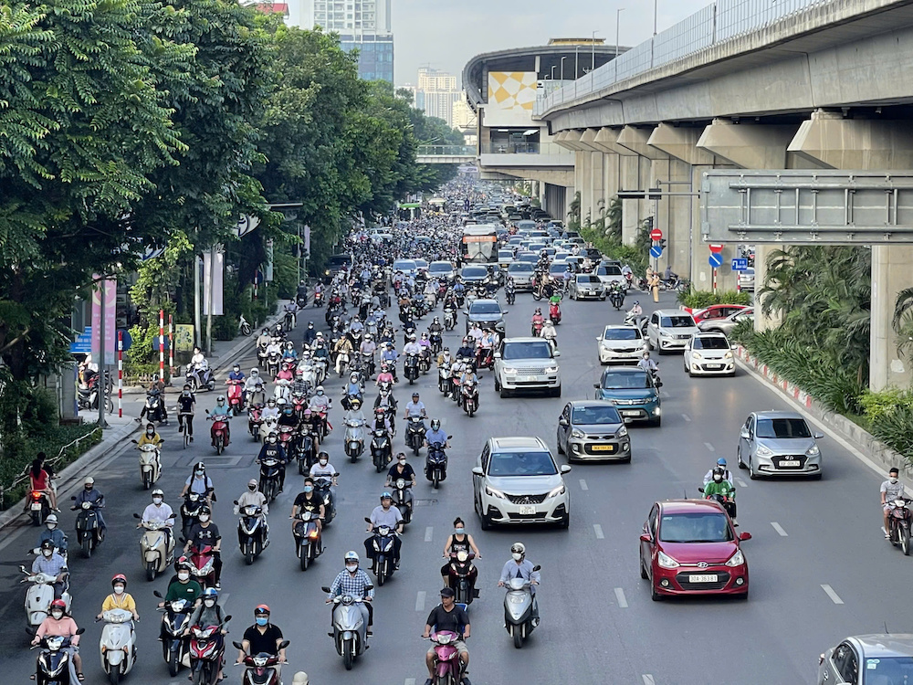 cấm xe không phát thải Hà Nội