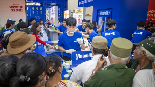 Không gian trưng bày và trải nghiệm của Vinamilk hút khách tại Triển lãm Thành tựu đất nước 80 năm
