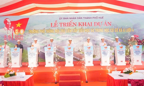 Huế triển khai hai dự án trường nội trú hơn 510 tỷ đồng tại A Lưới