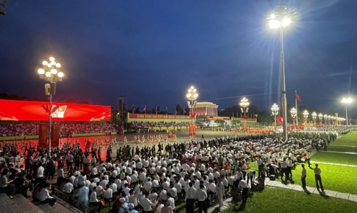 Sáng nay tổng duyệt lễ kỷ niệm, diễu binh, diễu hành mừng Quốc khánh 2/9
