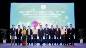 Diễn đàn “AI trong Kỷ nguyên số” diễn ra tại Trung tâm triển lãm quốc gia (Đông Anh, Hà Nội) 