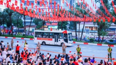 Bus, metro services in Hanoi increased  to serve National Day parade