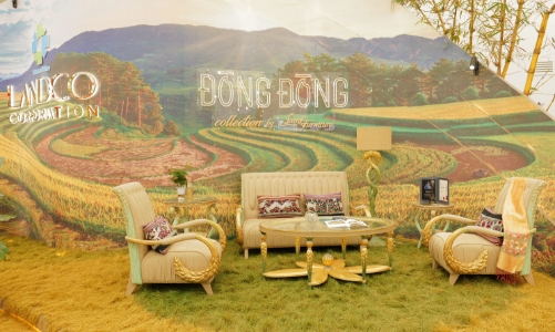 Nội thất sáng tạo Đòng Đòng: Kết nối văn hóa Việt tại Triển lãm 