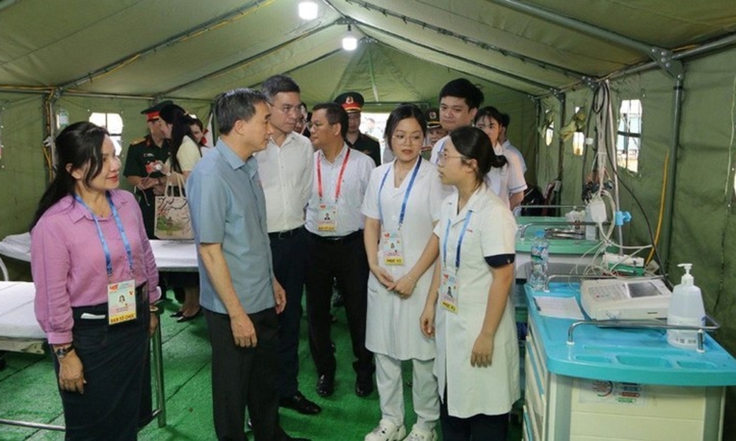 Kiểm tra công tác y tế đáp ứng sự kiện kỷ niệm 80 năm Quốc khánh.