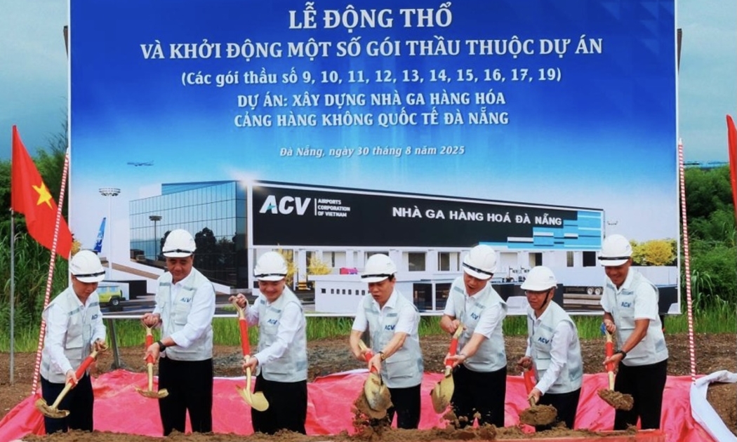 Động thổ Dự án xây dựng Nhà ga hàng hóa-sân bay Quốc tế Đà Nẵng