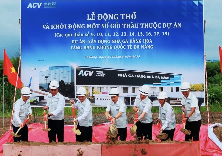 Động thổ Dự án xây dựng Nhà ga hàng hóa-sân bay Quốc tế Đà Nẵng