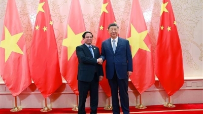 Prime Minister Pham Minh Chinh meets with President Xi Jinping in Tianjin