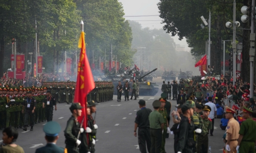 [Phóng sự ảnh]: Mãn nhãn với dàn khí tài hiện đại tại lễ diễu binh, diễu hành A80