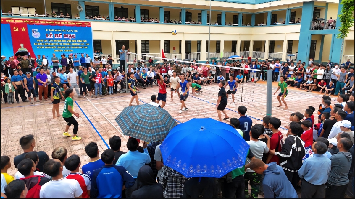 Chào mừng Quốc khánh 2/9 các địa phương vùng cao Thanh Hoá, Nghệ An tổ chức nhiều hoạt động thể thao, văn hoá. Ảnh: Pó Ly.