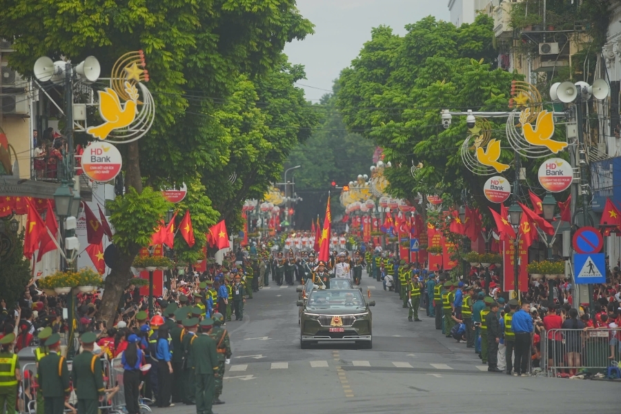 Những đoàn quân hào hùng, kiêu dũng sắp bước vào ngày kỷ niệm 80 năm Quốc khánh. 