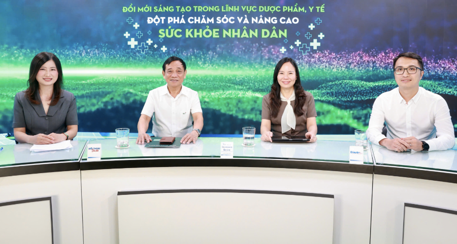 Toạ đàm “Đổi mới sáng tạo trong lĩnh vực y tế, dược phẩm: Đột phá chăm sóc sức khoẻ nhân dân”. 