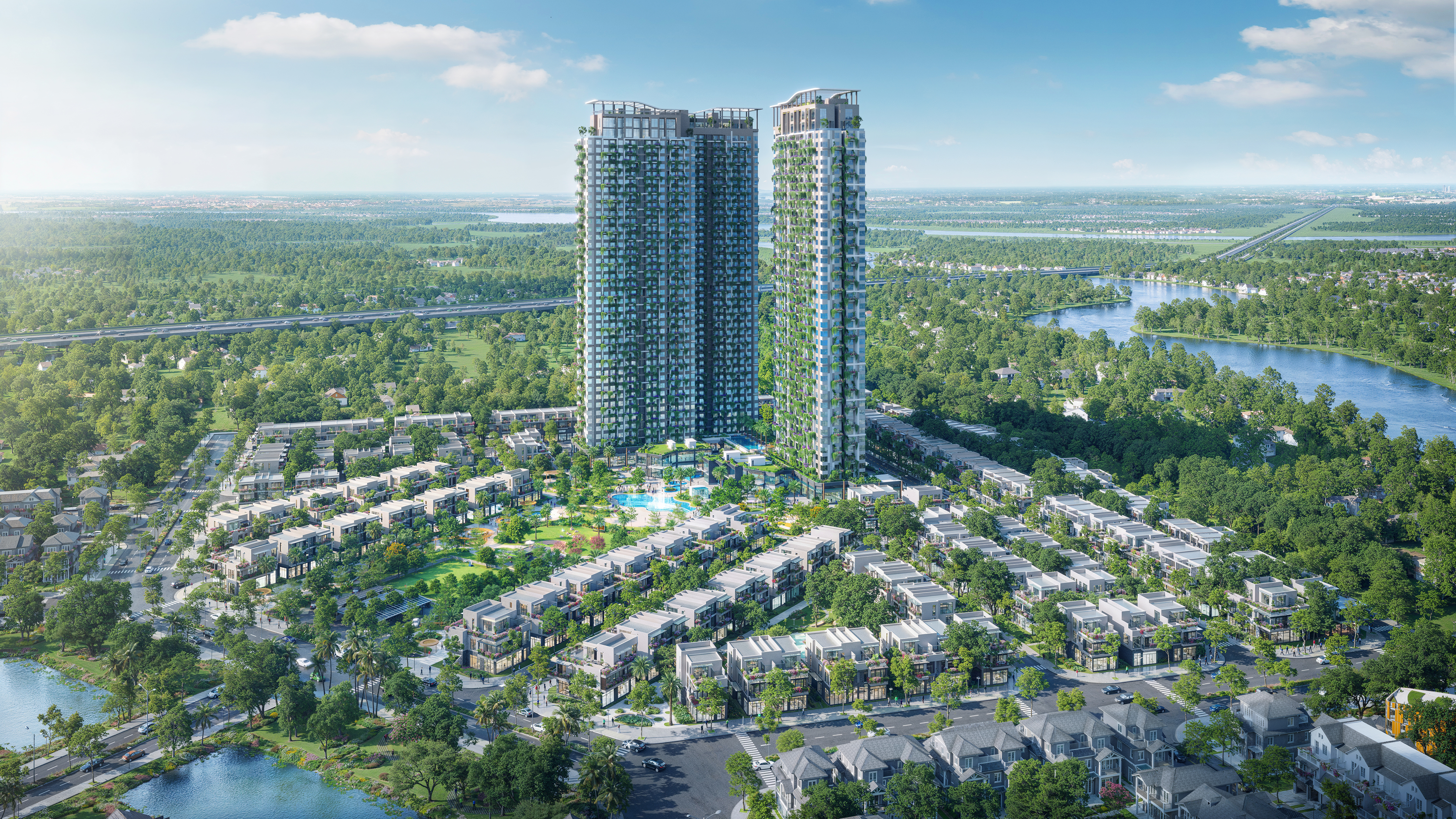 Sky Retreat hưởng lợi ích của toàn bộ dự án Eco Retreat.