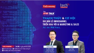 The WISE Talk với chủ đề “Thách thức và cơ hội khi bán lẻ omnichannel triển khai với AI Marketing & Sales” 