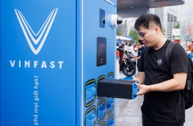 trạm hoán đổi pin xe máy điện