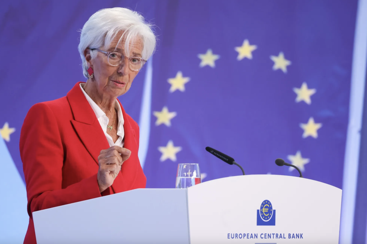 Chủ tịch ECB Christine Lagarde - Ảnh: Bloomberg.