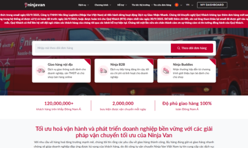 Cạnh tranh khốc liệt, Ninja Van dừng dịch vụ giao nhận nhanh tại Việt Nam