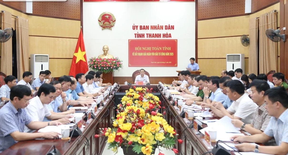 Giải ngân vốn đầu tư công tại Thanh Hoá đạt 47,8% kế hoạch sau gần 8 tháng.