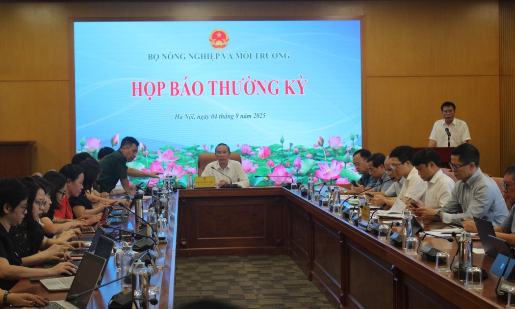 Quang cảnh họp báo ngày 4/9/2025. Ảnh Chu Khôi.