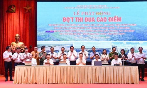 Phát động 80 ngày cao điểm giải phóng mặt bằng cho Dự án Cảng hàng không Gia Bình