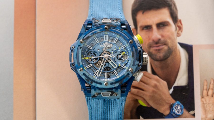 Tay vợt Novak Djokovic. 