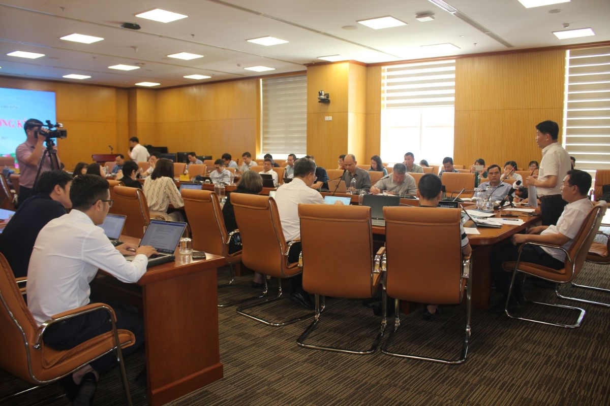 Quang cảnh họp báo. Ảnh Chu Khôi.