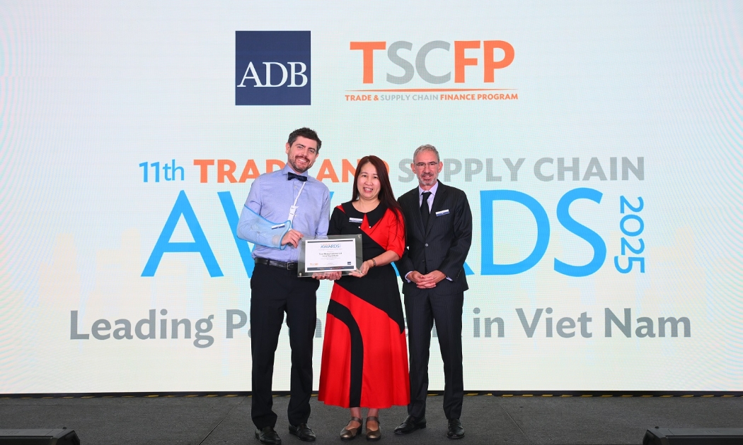 Đây là năm thứ tư liên tiếp TPBank được ADB vinh danh trong lĩnh vực hỗ trợ doanh nghiệp SME.