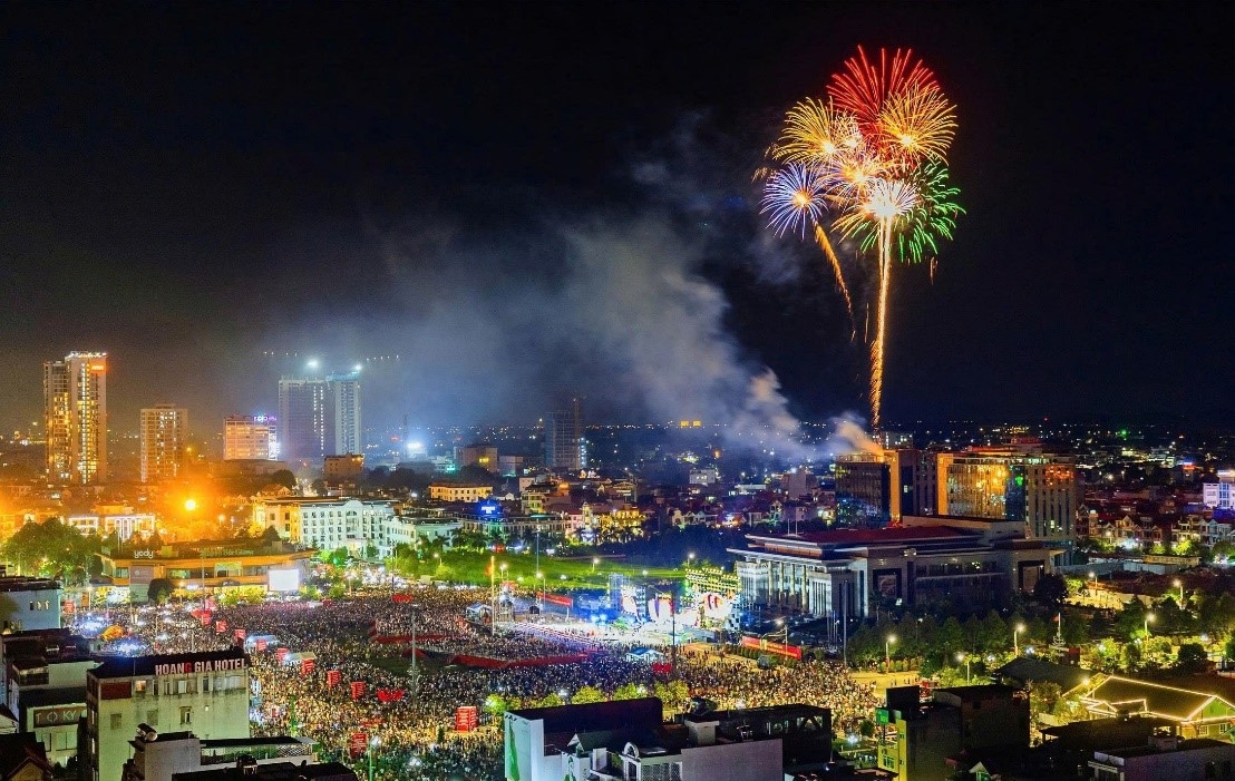 Phối cảnh quảng trường 3/2 Thành Phố Bắc Ninh mới.