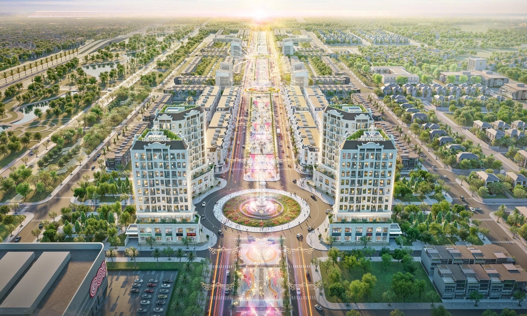 Phối cảnh tổng thể dự án The Inteone.