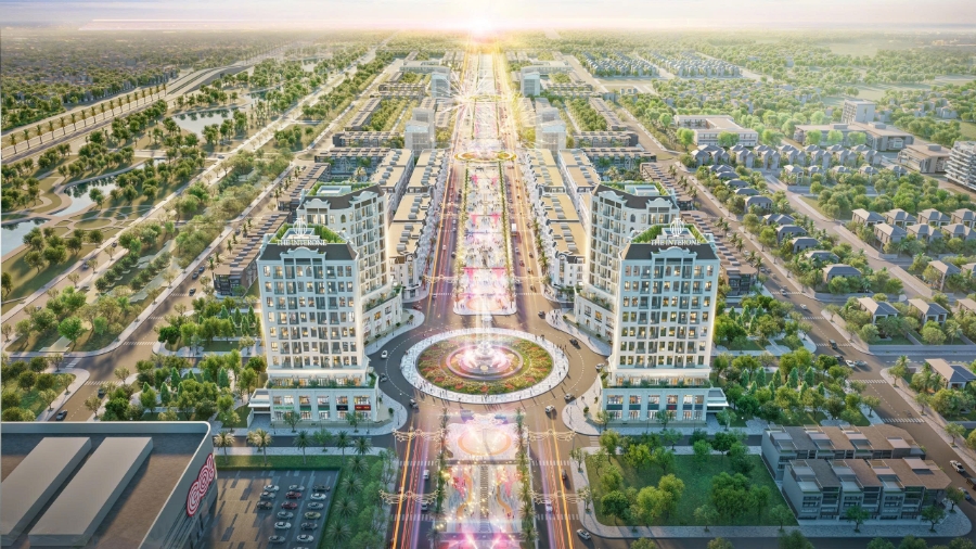Phối cảnh tổng thể dự án The Inteone.