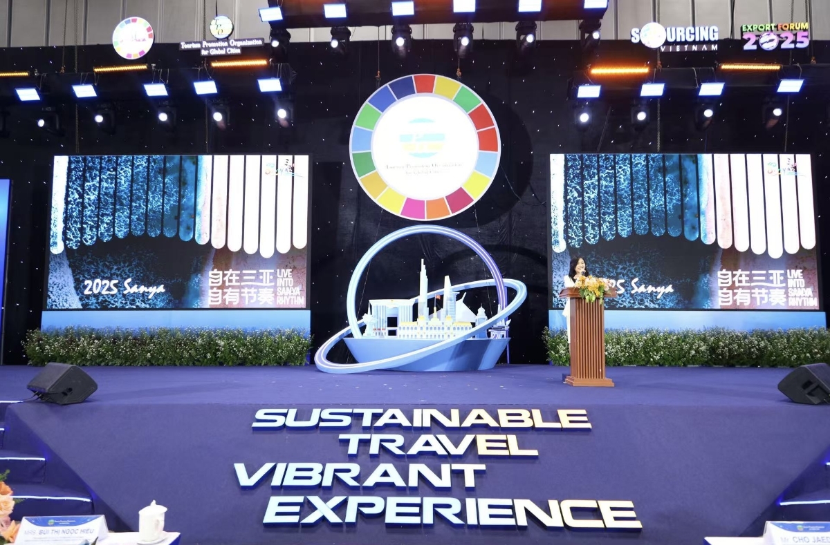 Đại diện du lịch Tam Á tham dự Đại hội đồng lần thứ 12 TPO tại TP.HCM.