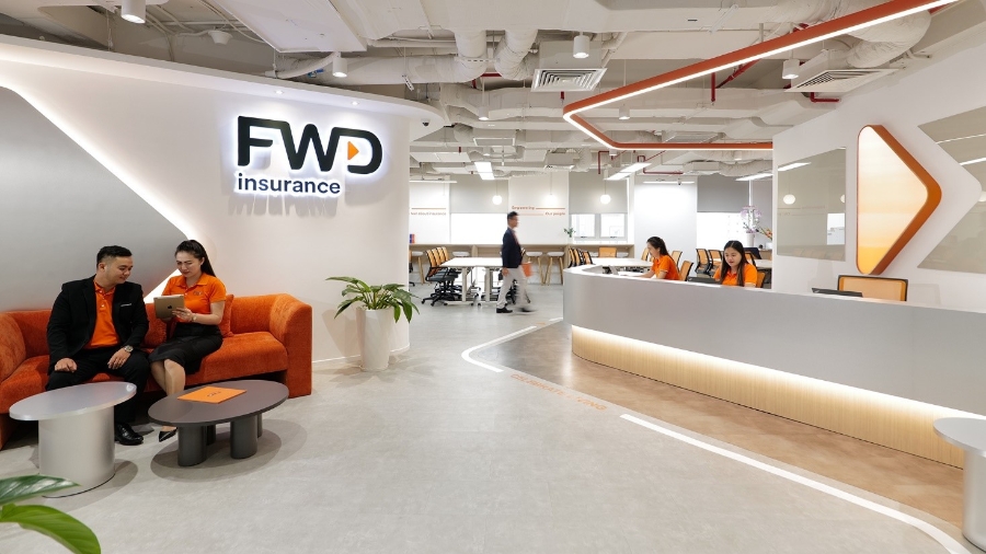 Văn phòng FWD mới không chỉ thân thiện với môi trường mà còn tạo cảm hứng sáng tạo, kết nối cho nhân viên.