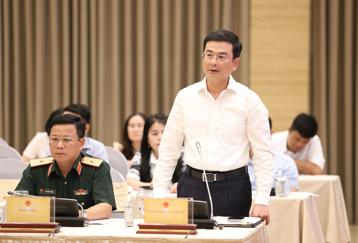 Phó Thống đốc Phạm Thanh Hà trả lời các câu hỏi của phóng viên tại họp báo Chính phủ ngày 6/9/2025