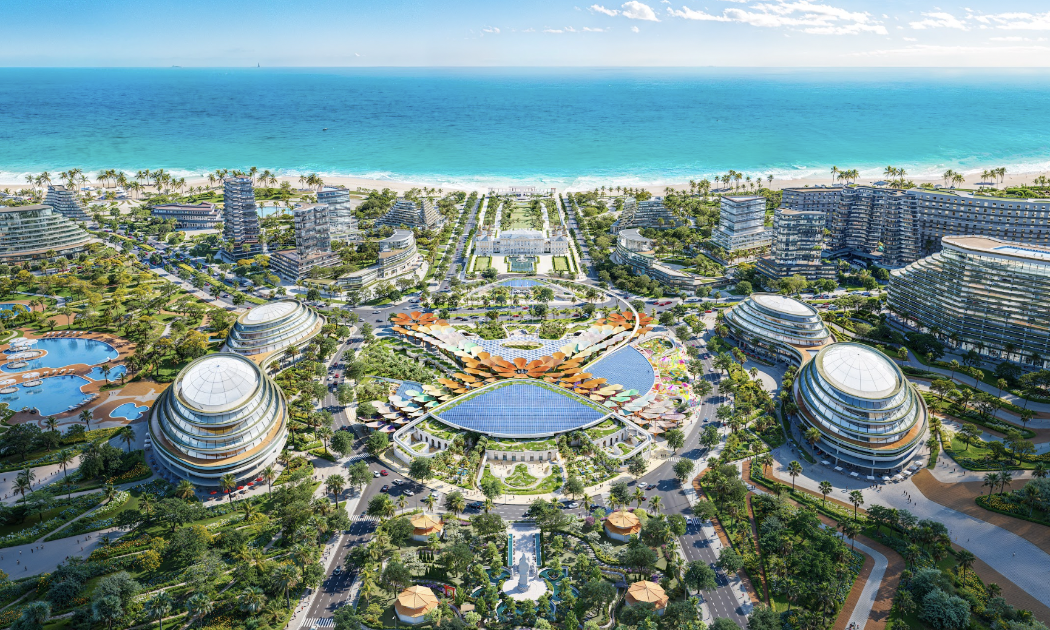 Mô hình đô thị biển liền kề sân bay đang tạo sức hút cho Cam Ranh