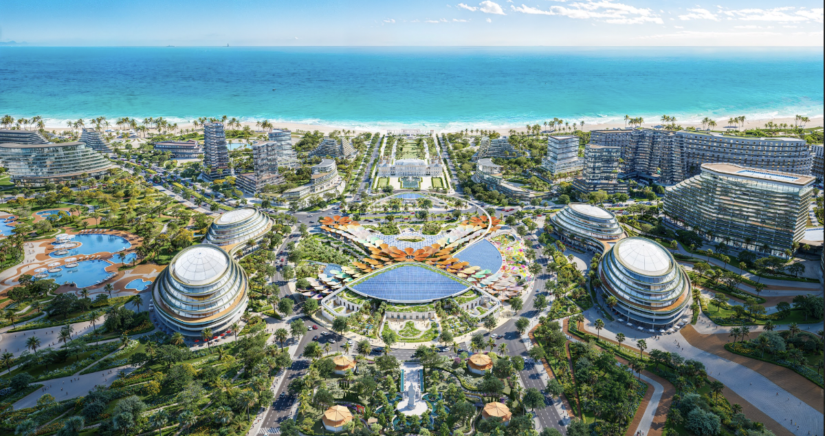 Mô hình đô thị biển liền kề sân bay đang tạo sức hút cho Cam Ranh