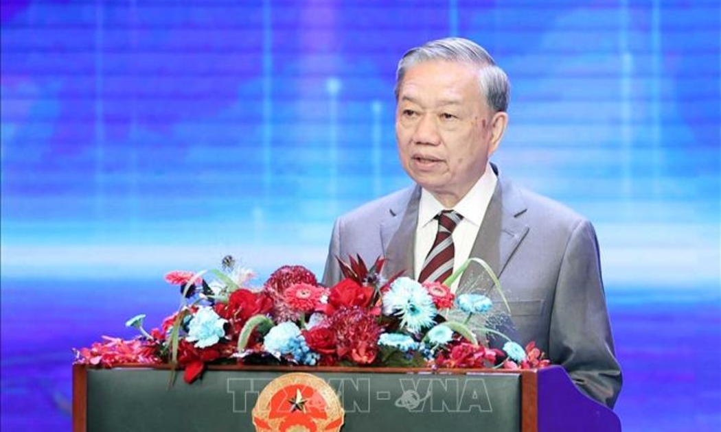 Tổng Bí thư Tô Lâm phát biểu chỉ đạo. Ảnh: TTXVN.