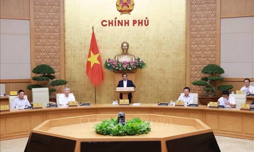 Phiên họp Chính phủ chuyên đề xây dựng pháp luật tháng 9/2025.Ảnh: VGP