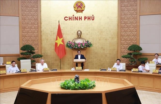 Phiên họp Chính phủ chuyên đề xây dựng pháp luật tháng 9/2025.Ảnh: VGP