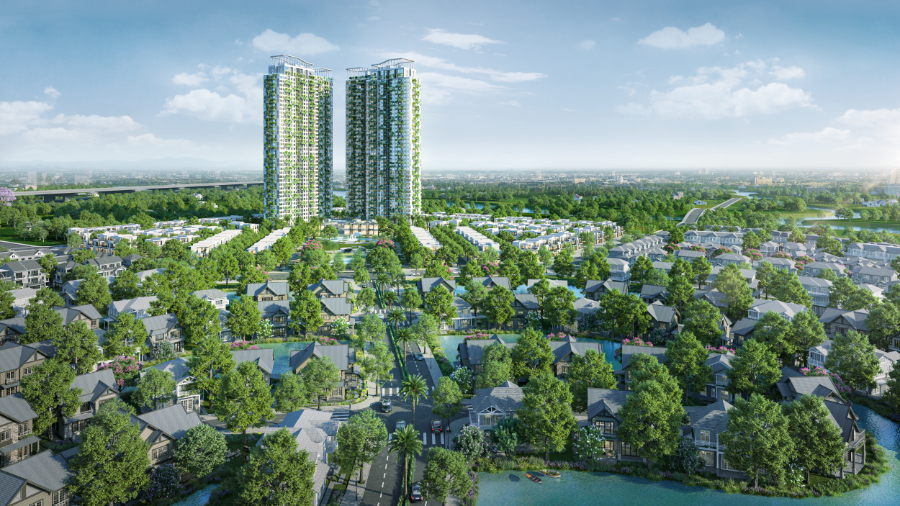 Sky Retreat hưởng không gian của 4 triệu cây xanh tạo nên từ 8 tầng thiên nhiên.