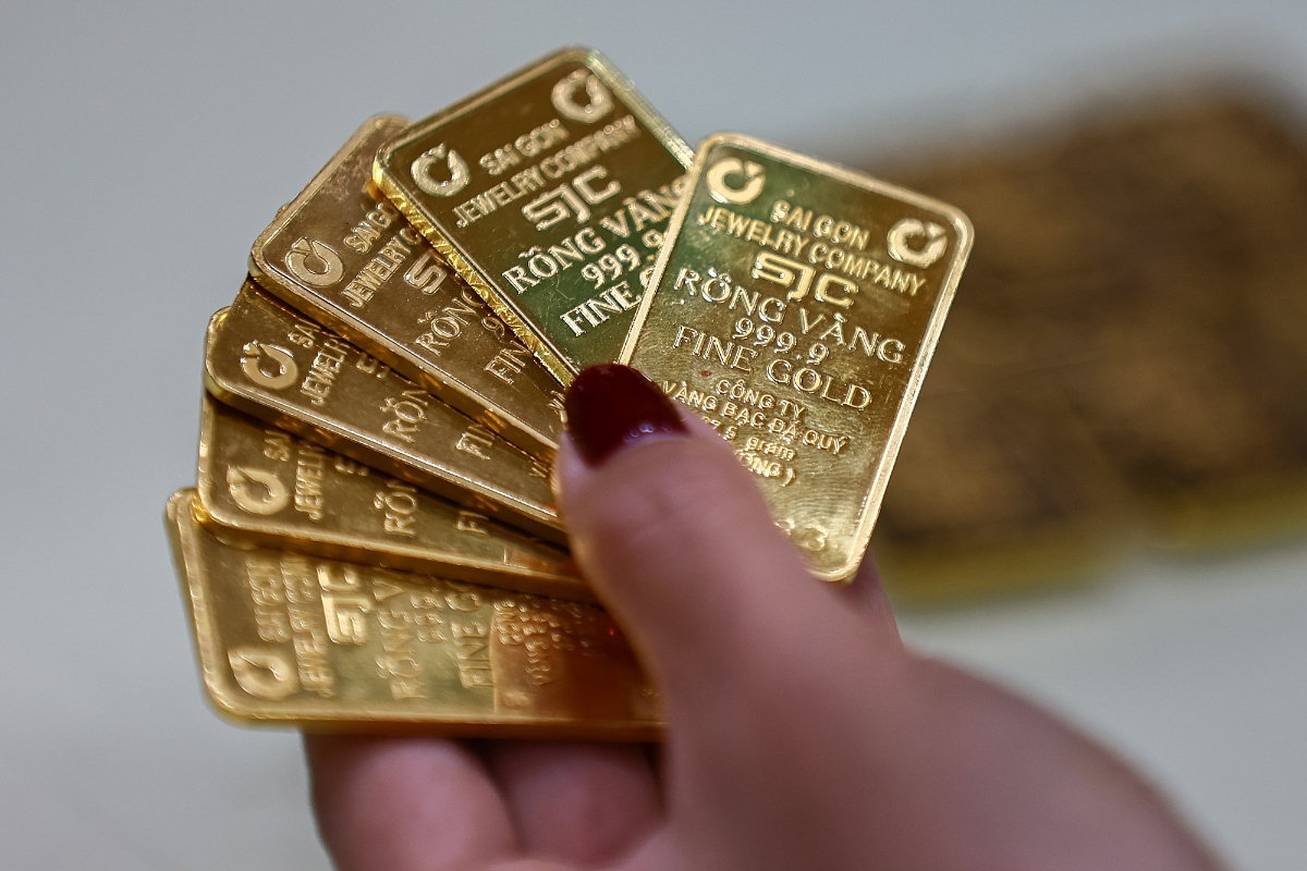 Giá vàng giảm sau khi Chính phủ chỉ đạo thanh tra thị trường vàng