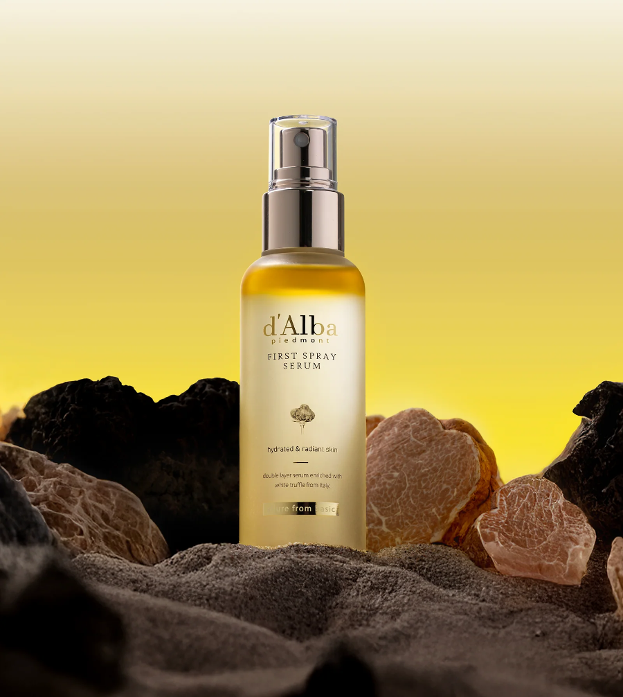 Serum dạng xịt có chiết xuất từ ​​nấm cục trắng của d'Alba.