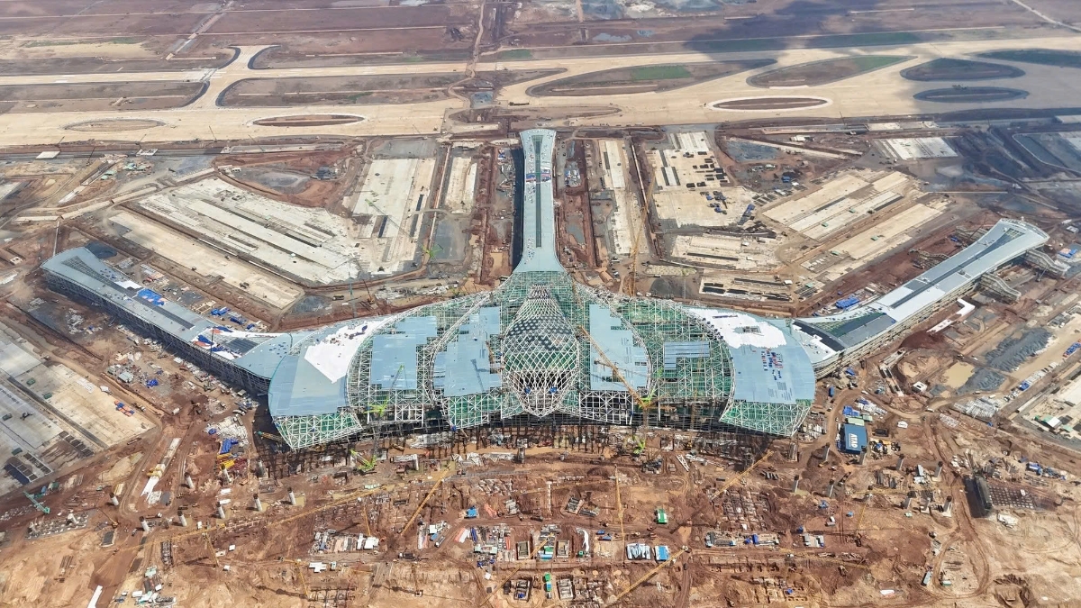 Công trường thi công Cảng HKQT Long Thành. Ảnh minh họa