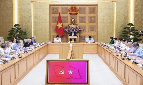 Thủ tướng Phạm Minh Chính làm việc với Hội đồng Tư vấn chính sách
