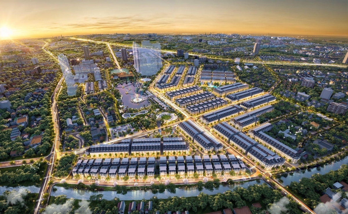 Economy City được quy hoạch bài bản đồng bộ theo mô hình thành phố kinh tế thu nhỏ.