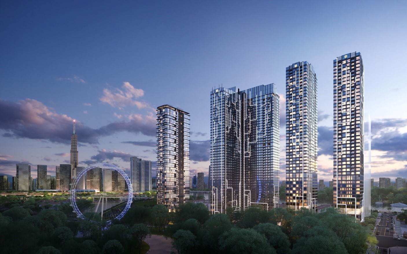 Grand Marina, Saigon là khu căn hộ hàng hiệu có quy mô lớn nhất thế giới của tập đoàn Marriott International.